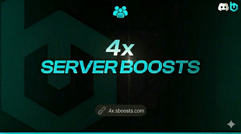 4x Server Boosts [ 1 month ]